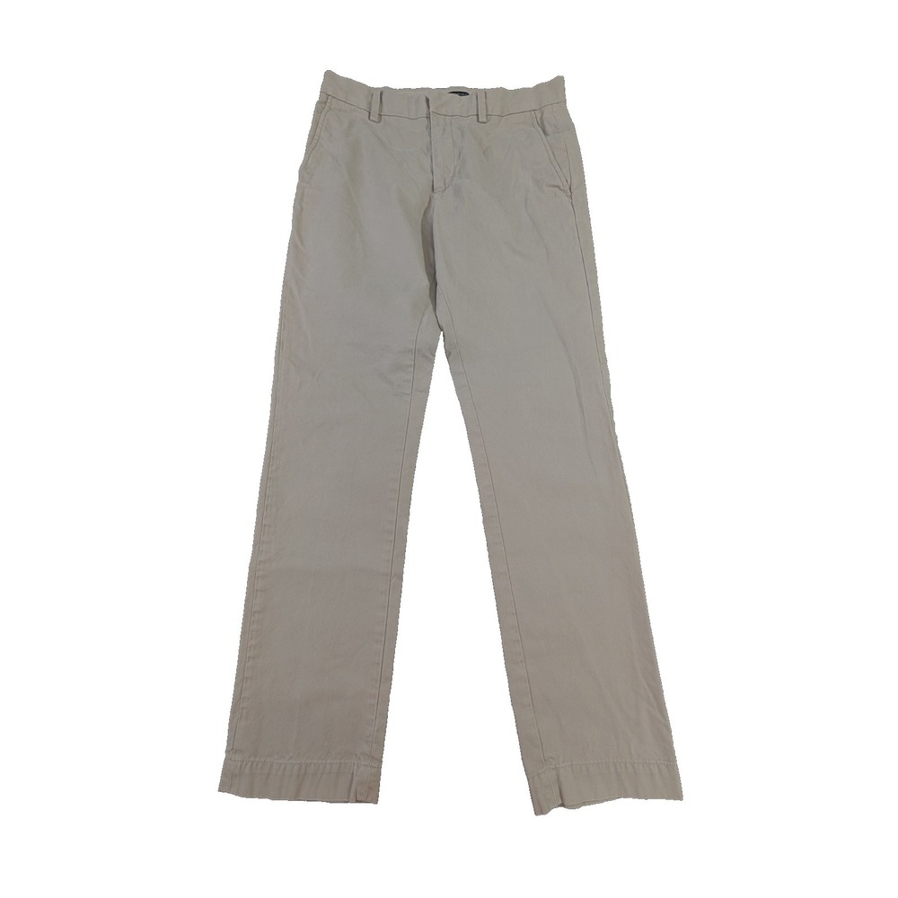 Banana Republic‎ Aiden Chino Pants Mens 31x32 Light Khaki Slim Fit Preppy